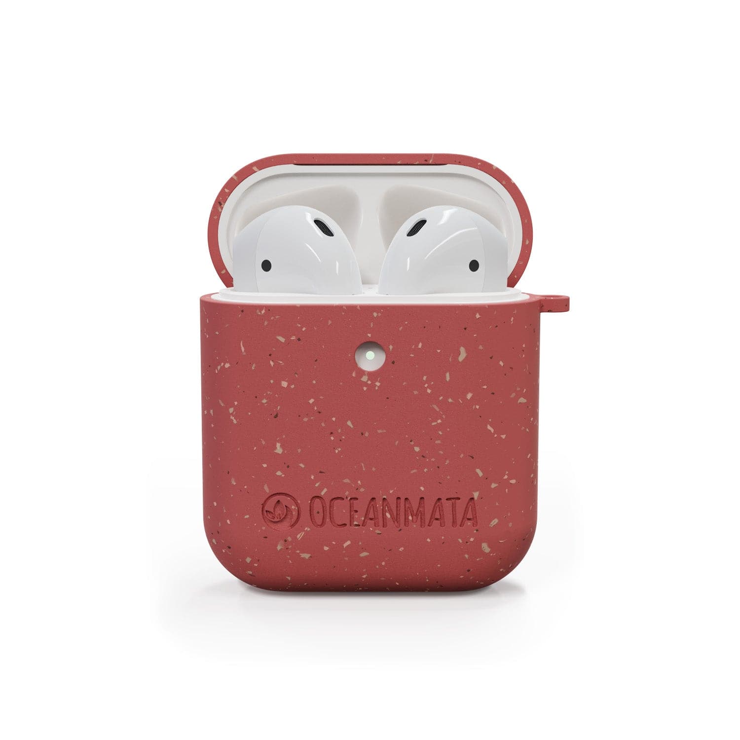 duurzame Apple AirPod Case 1/2 "CORAL" - cover - rood