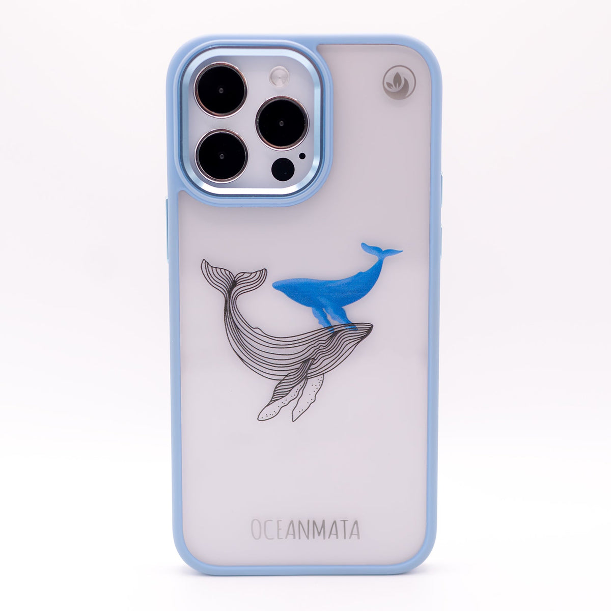iPhone 11 pro hoesje - walvisblauw - "BlueWhale" - duurzaam
