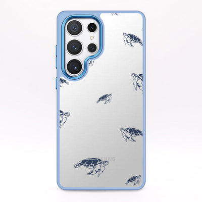 Samsung S24 Case - Turtles Blue - "Turtlino" - Sustainable