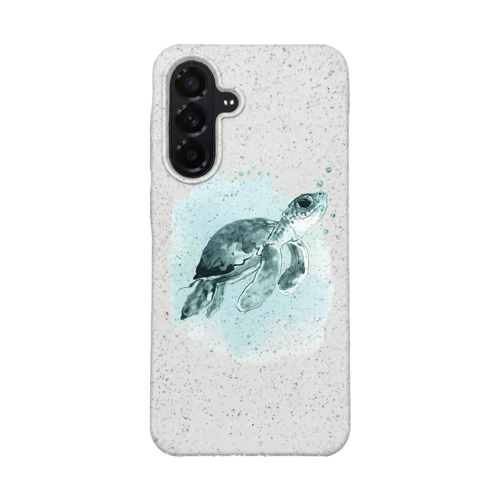 Samsung A56 Case - Green Turtle - "Baby Turtle" - sustainable