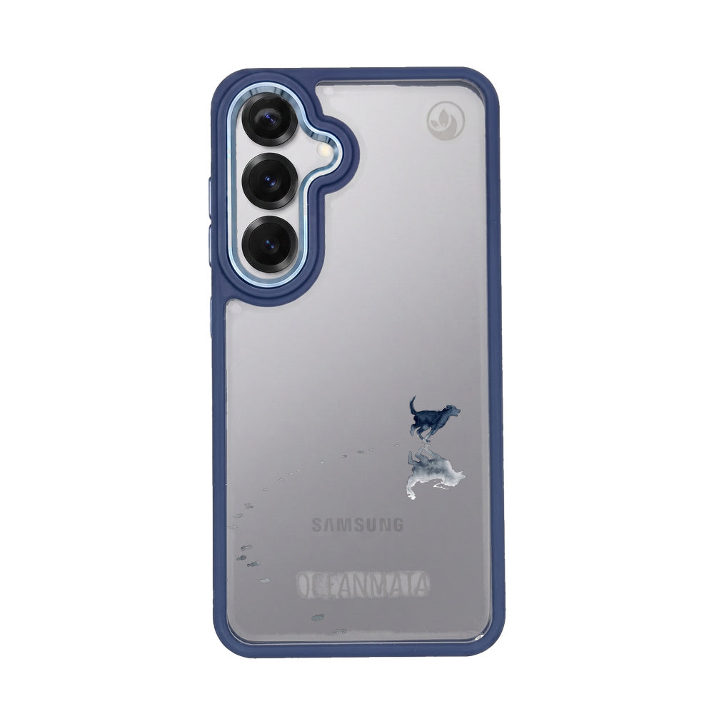 Samsung S26+ Hülle - Hund Strand - "beachsiderun" - nachhaltig