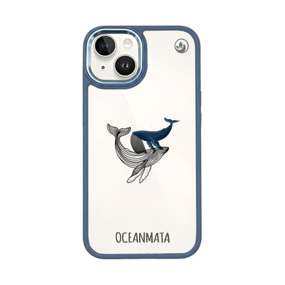 iPhone 14 hoesje - Whale Blue - "BlueWhale" - duurzaam