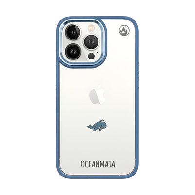 iPhone 13 Pro Case - Whale Blue - "Captain Whale" - Sustainable