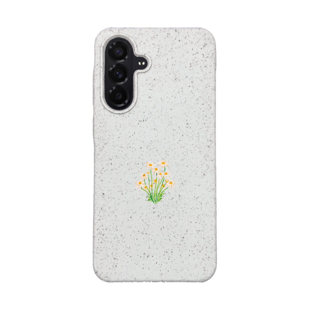 Samsung A56 Case - Flowers White - "Daisy" - sustainable