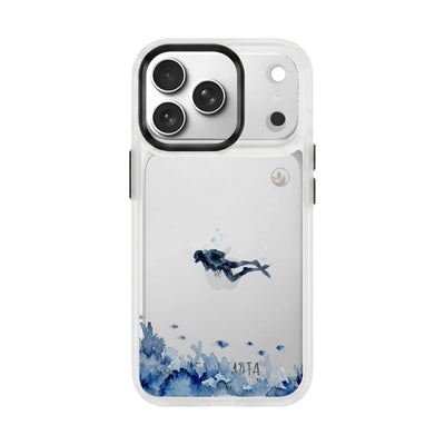 Samsung S26+ Case - Diver Blue - "DeepDive" - sustainable