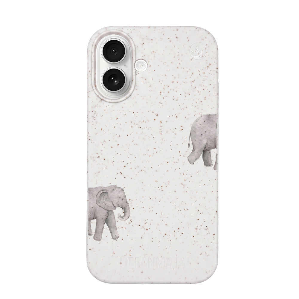 iPhone 17 Case - Elephant white - "Ele-Fant" - sustainable