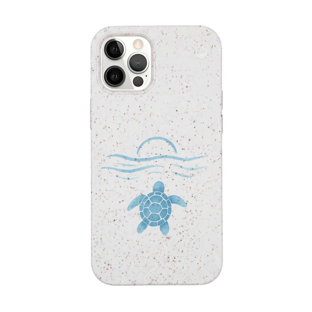 iPhone 12 pro / iPhone 12 Case - white - "Into the Sun" - sustainable