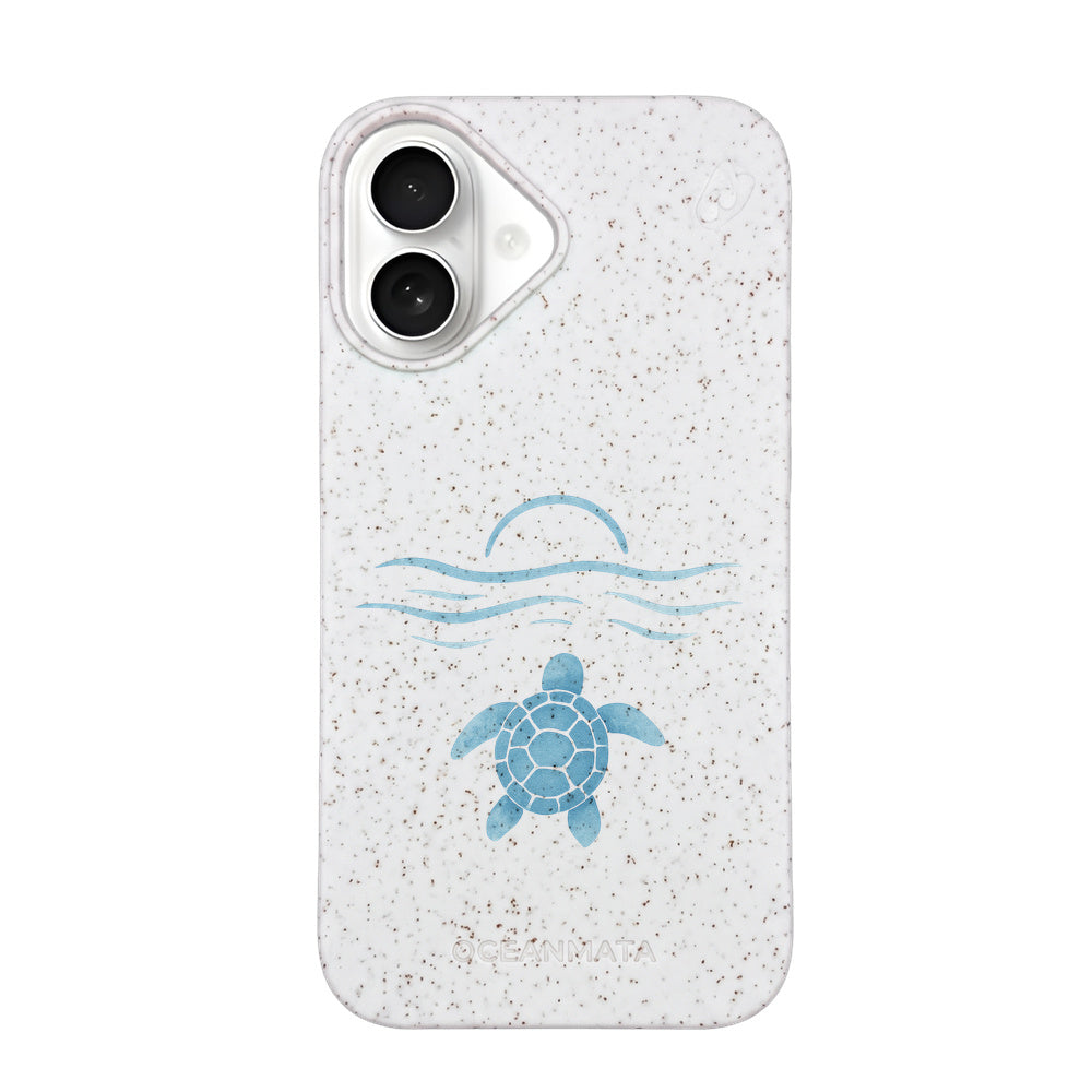 iPhone 16 Case - White - "Into the Sun" - Sustainable