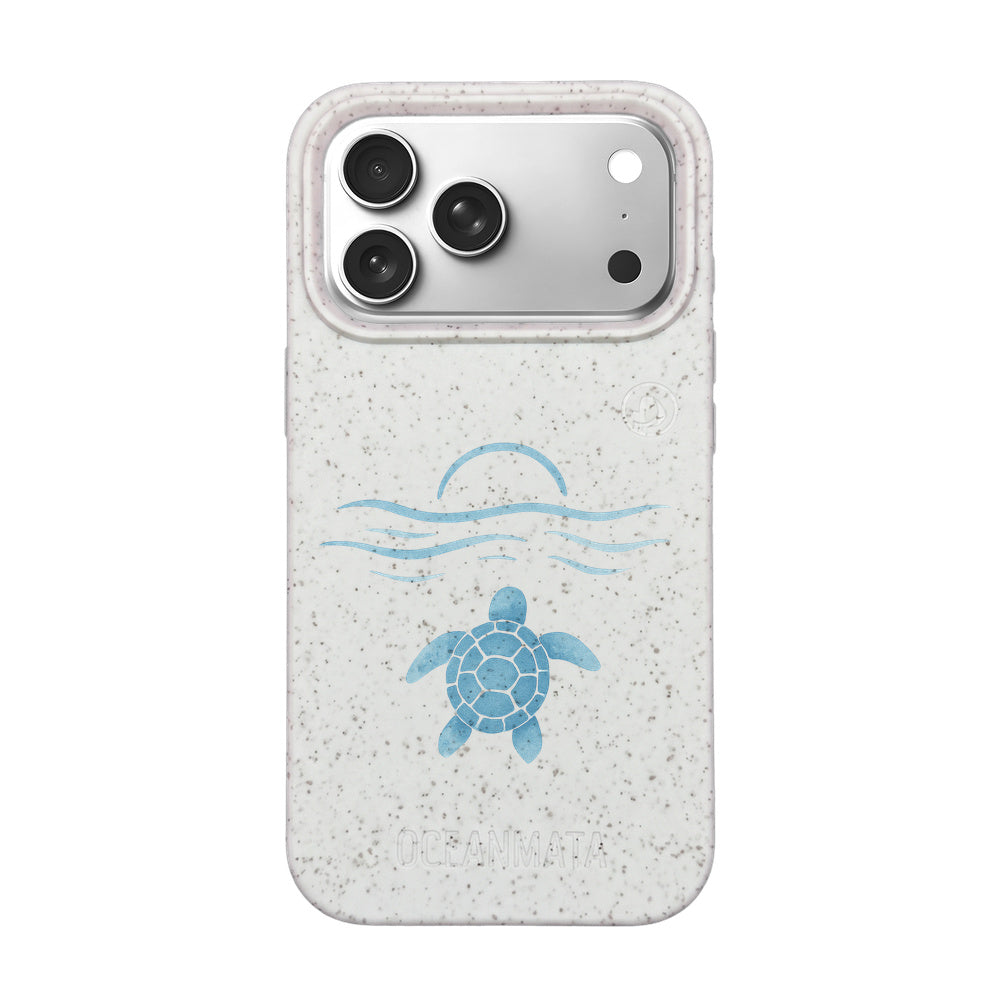 iPhone 17 Pro Case - White - "Into the Sun" - Sustainable