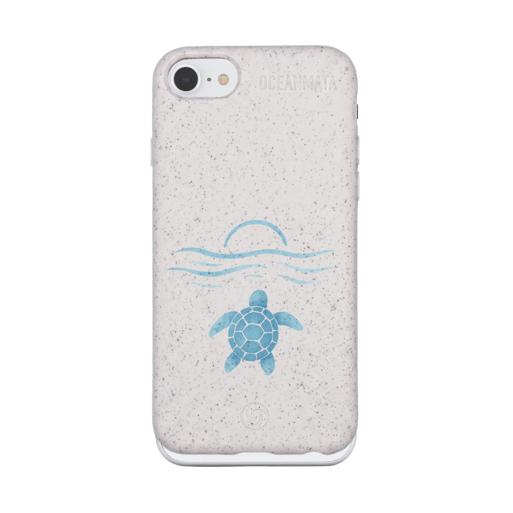 iPhone SE/7/8 Case - white - "Into the Sun" - sustainable