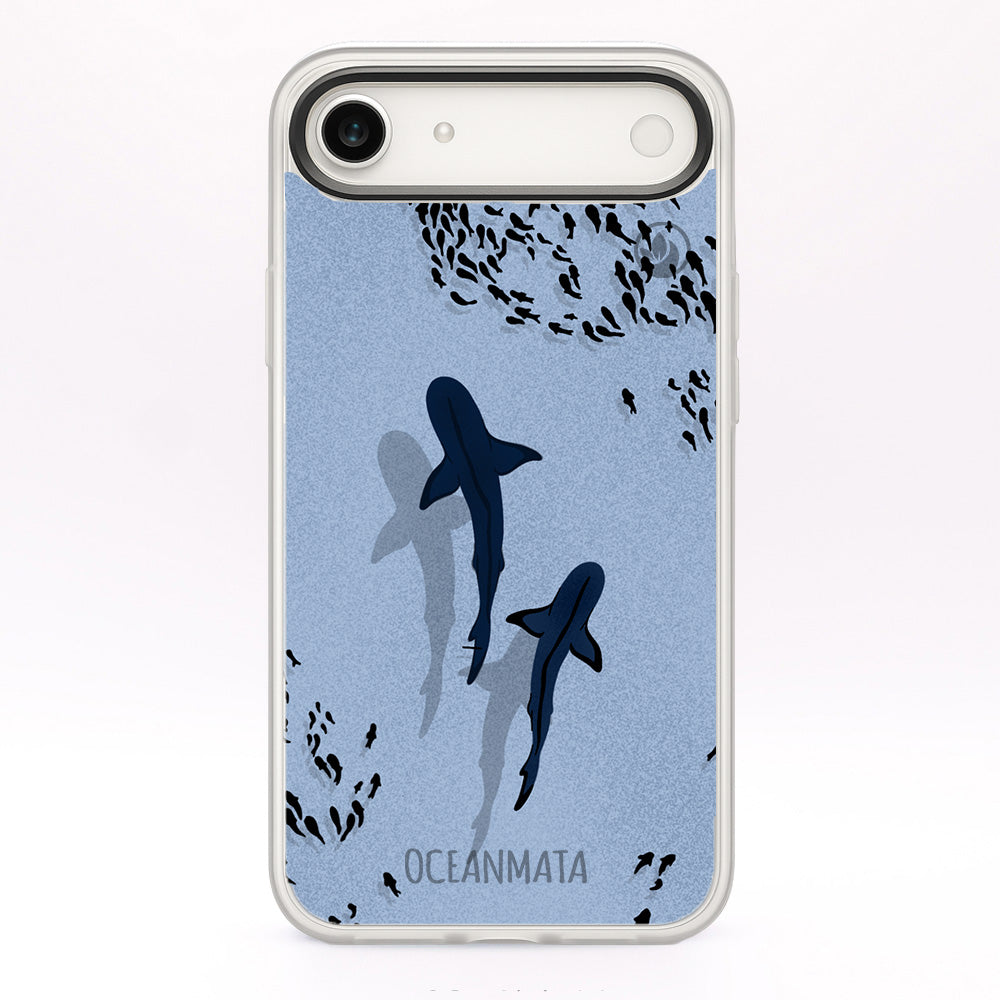 iPhone 17 Air Case - Shark Blue - "Into the blue" sustainable