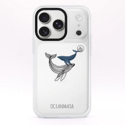 iPhone 17 pro max Hülle - Wal blau - "BlueWhale" - nachhaltig