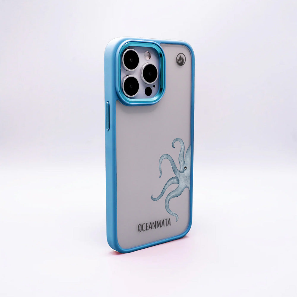Samsung S25 Ultra Hülle - Oktopus blau - "TentacleTheory" - nachhaltig