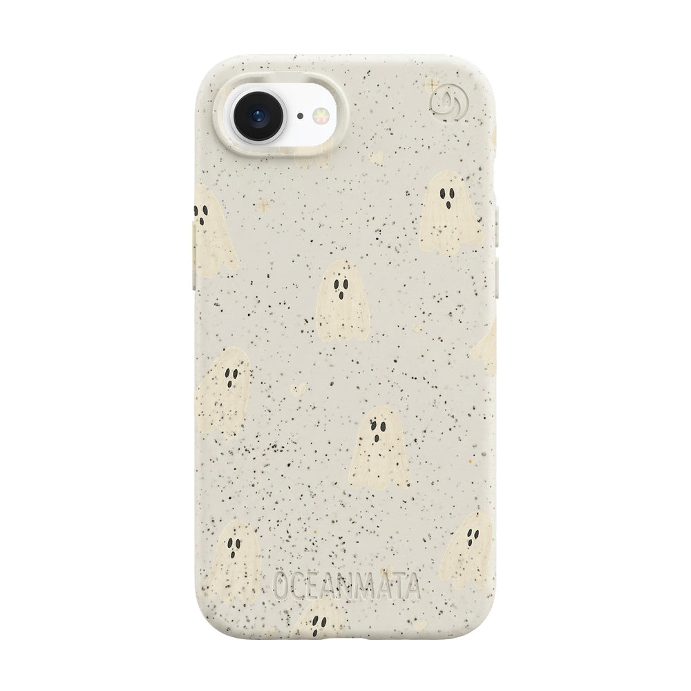 iPhone 16e/17e Case - Spirit White - "LittleGhost" - sustainable