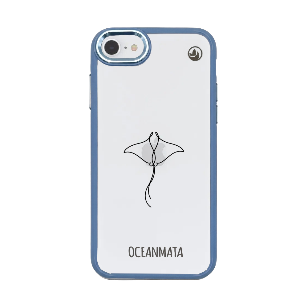iPhone SE/7/8 Hülle - Mantarochen - "Mantaray" - nachhaltig