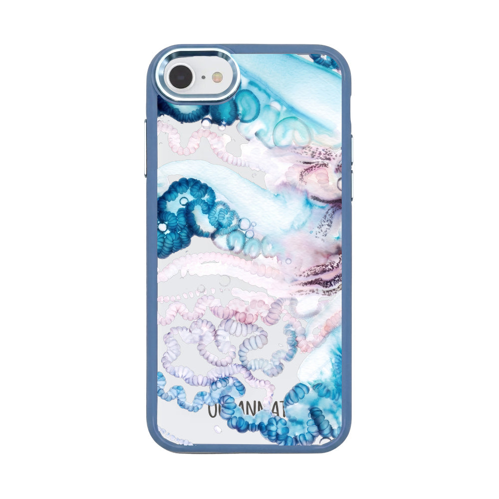 iPhone SE/7/8 Case - Jellyfish blue - "Men o' War" - sustainable
