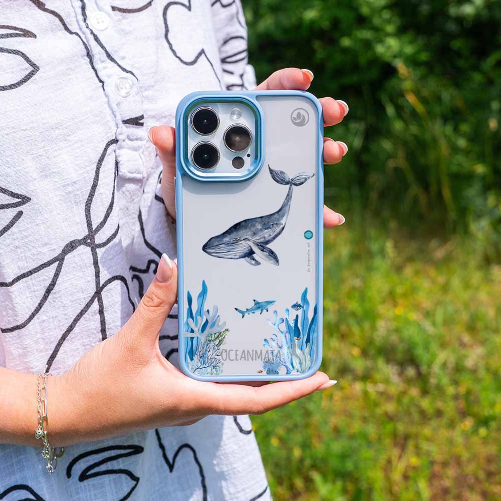 iPhone SE/7/8 Hülle - Meer blau - "Ocean" - nachhaltig