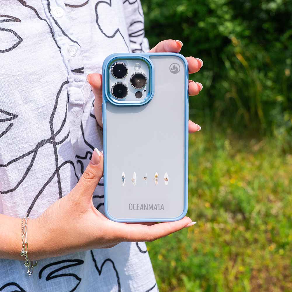 iPhone 16 Hülle - Surfing blau - "surfLife" - nachhaltig