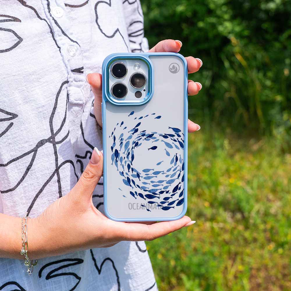 Samsung S24 Ultra Hülle - Schwarm blau - "Swarmin" - nachhaltig