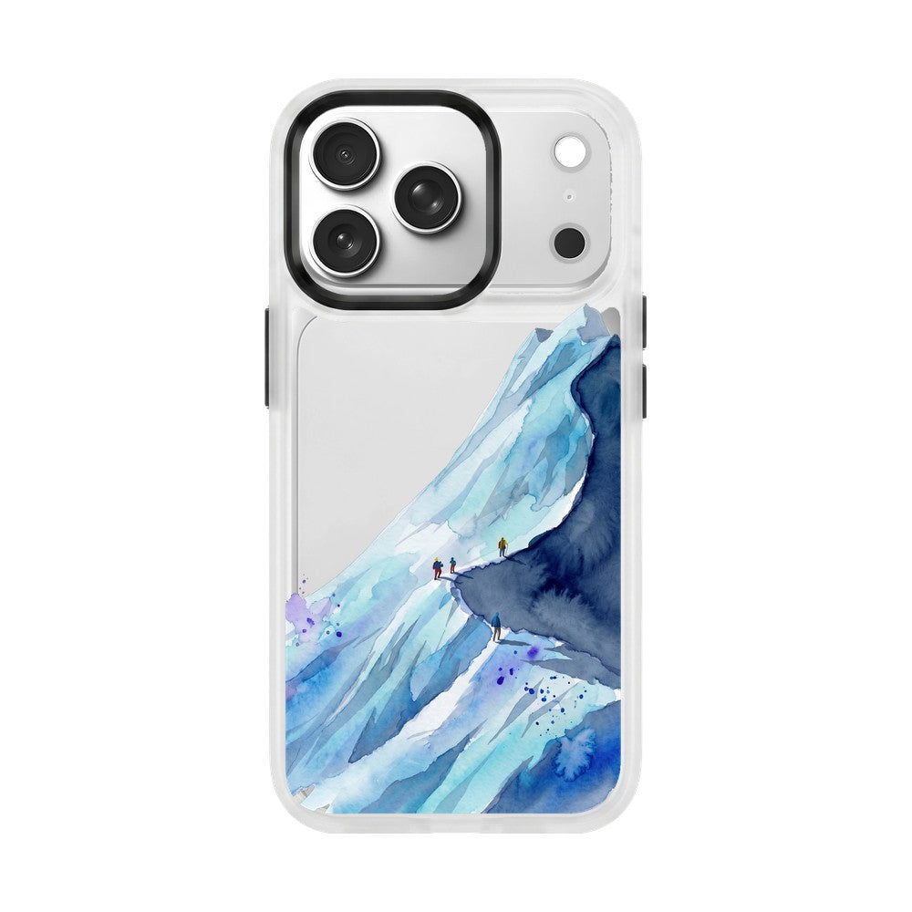 Nachhaltige Handyhülle iPhone 17 pro max Mountainblue — Vorderseite