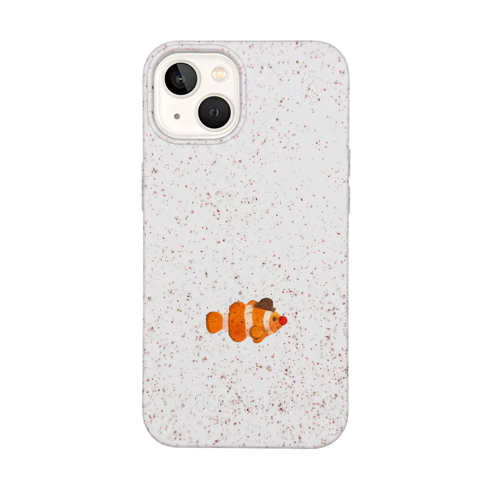 iPhone 13 Case - Clownfish White - "Mr.Clown-Fish" - sustainable