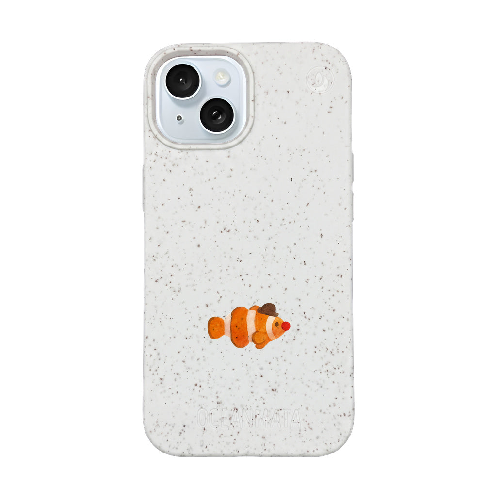 Biologisch abbaubare Handyhülle iPhone 15 Mrclownfish — kompostierbar — Vorderseite