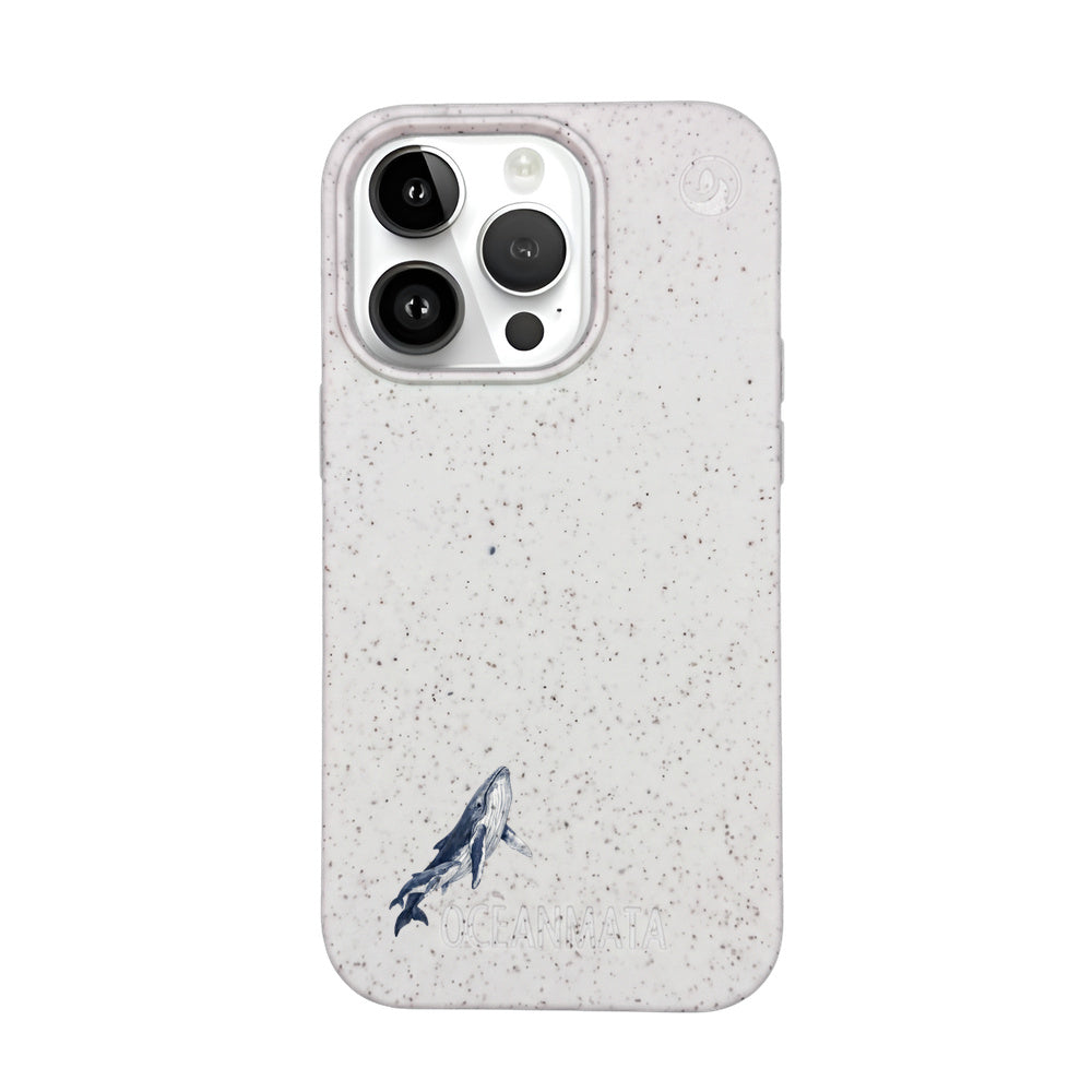 Biologisch abbaubare Handyhülle iPhone 14 pro Oceanlullaby — kompostierbar — Vorderseite