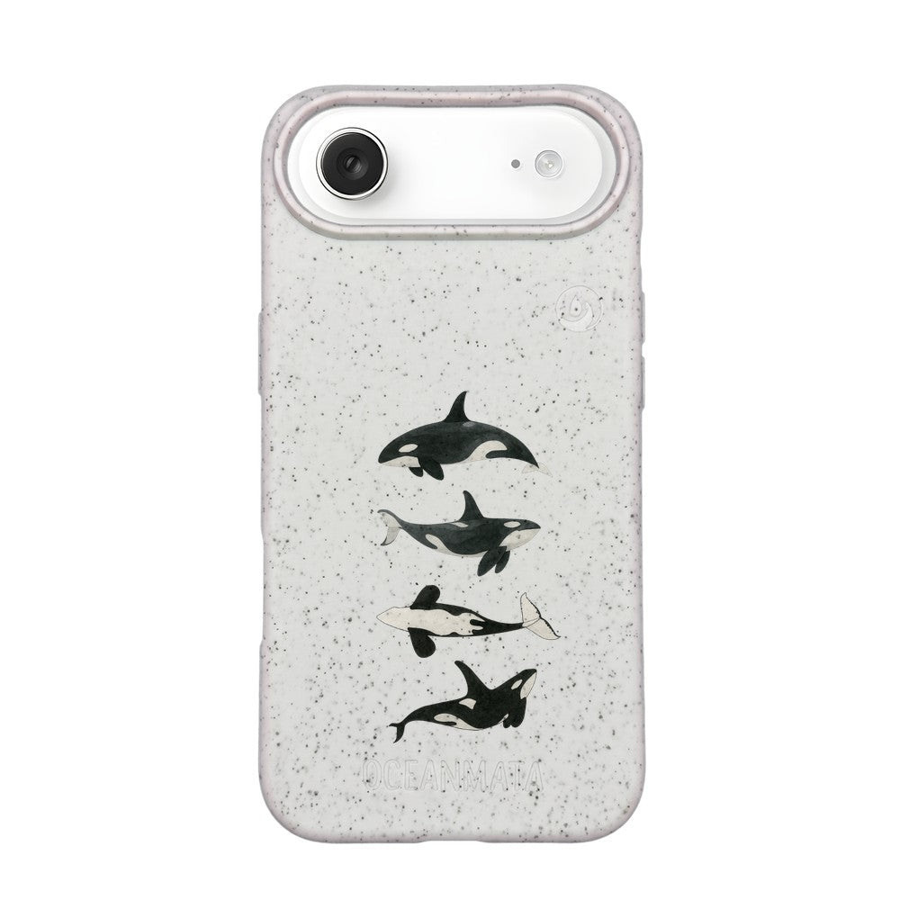 iPhone 17 Air Case - Orca White - "OrcaFamily" - sustainable