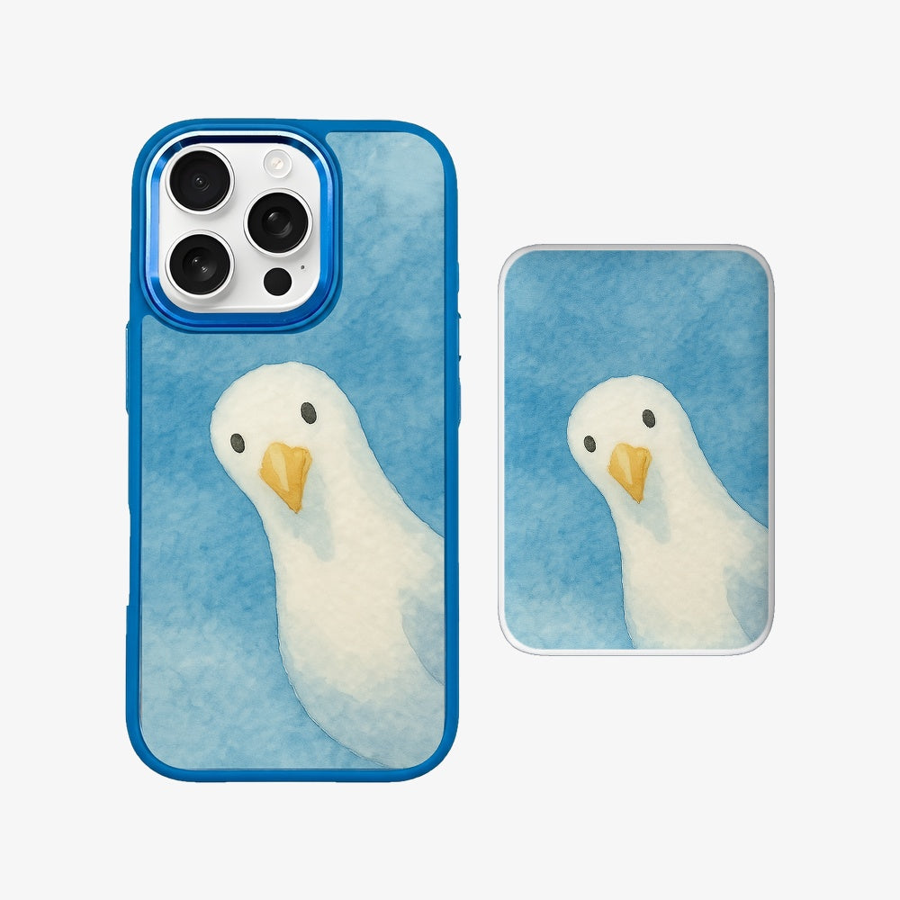Powerbank MagSafe Seagull mit passender Hülle