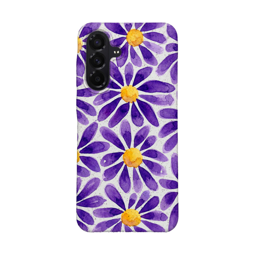 Samsung A56 Hülle - Blumen lila - "purplebloom" - nachhaltig