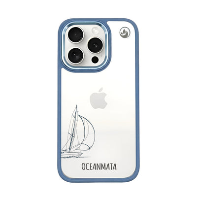 iPhone 15 Pro Max Case - Whale Line Art - "Space Shot" - sustainable