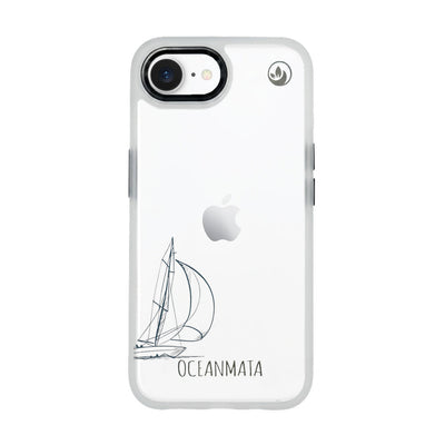 iPhone 16e/17e Case - Line Art Whale - "Spinnaker" - sustainable