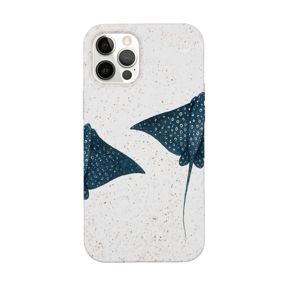 iPhone 12 Pro / iPhone 12 Case - Ray white - "RayDance" - sustainable