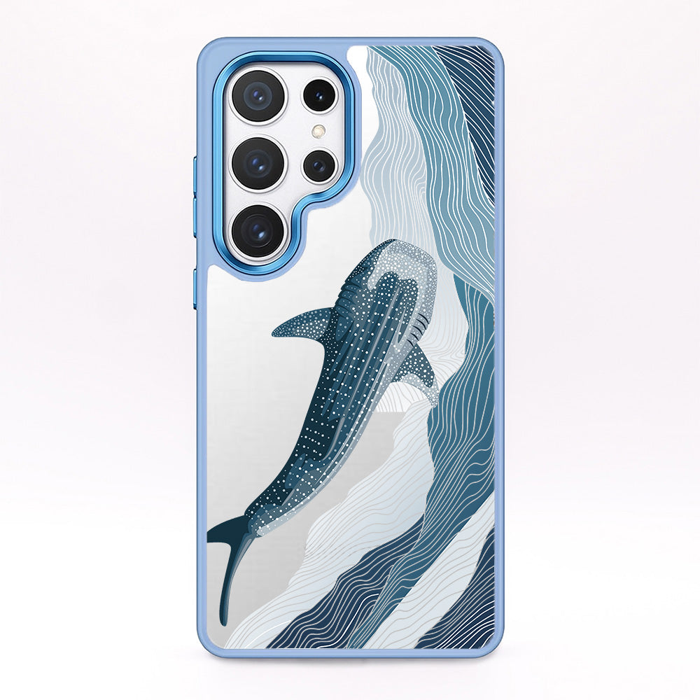 Samsung S24 Ultra Hülle - Walhai blau - "DeepWater" - nachhaltig