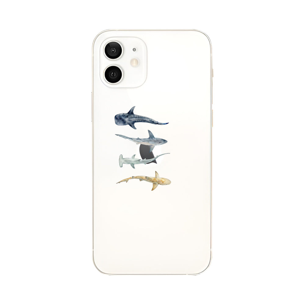Biologisch abbaubare Handyhülle iPhone 12 mini Sharkproject — kompostierbar — Vorderseite
