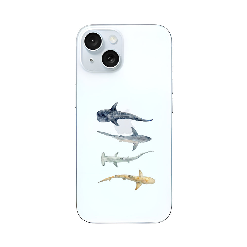 Biologisch abbaubare Handyhülle iPhone 15 Sharkproject — kompostierbar — Vorderseite