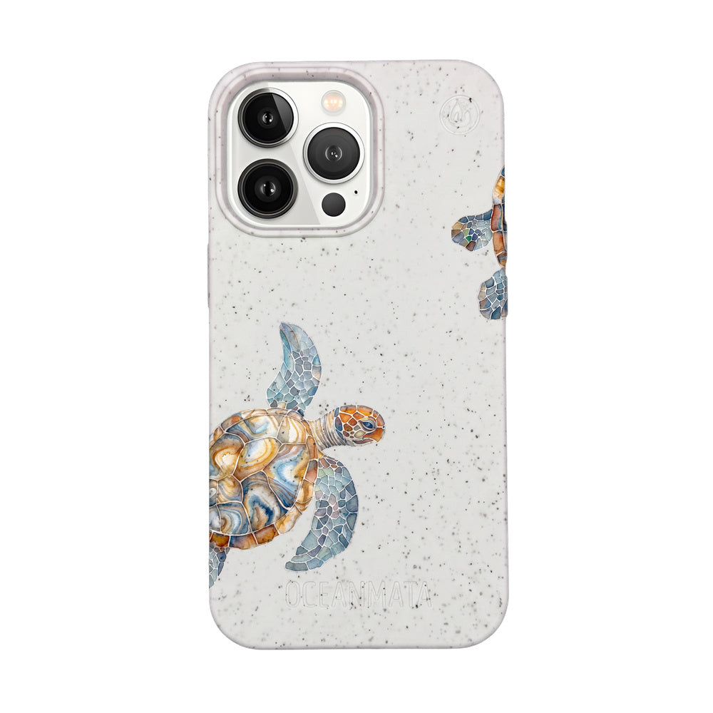 Biologisch abbaubare Handyhülle iPhone 13 pro max Turtlegaze — kompostierbar — Vorderseite