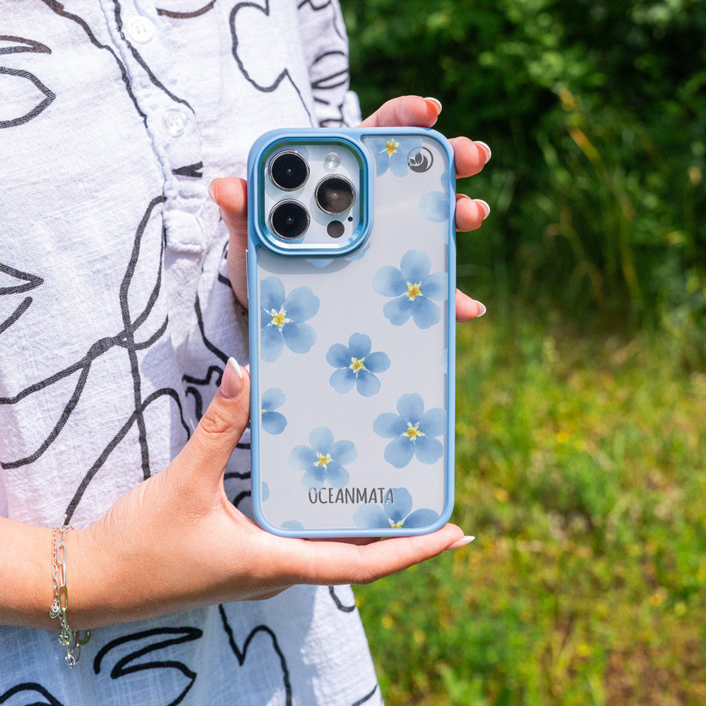 iPhone 12 pro / iPhone 12 case - forget-me-not - sustainable