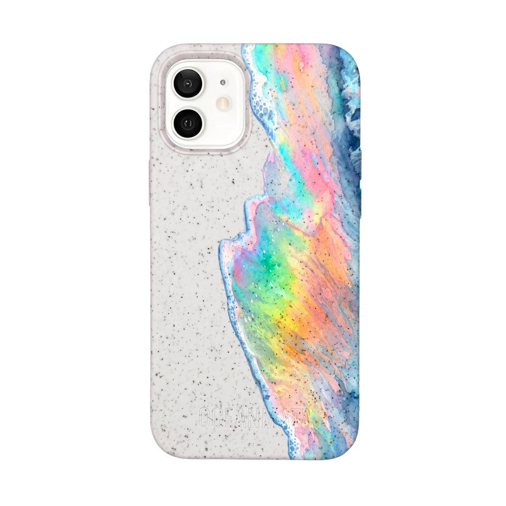 Biologisch abbaubare Handyhülle iPhone 12 mini Waveofpride — kompostierbar — Vorderseite