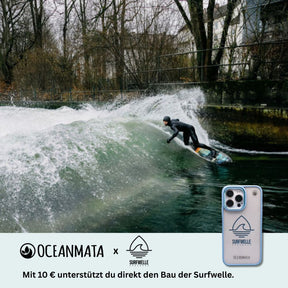 nachhaltige iPhone Hülle "Surfwelle Augsburg“