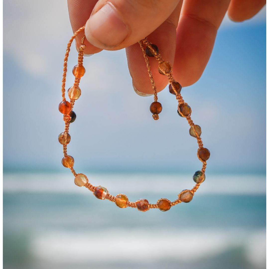 Armband gold - "Agate Stone" Edition