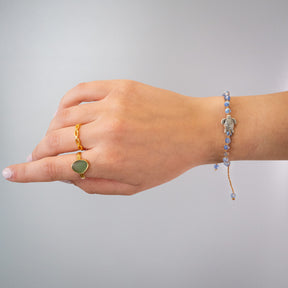 Armband türkis - "Stone" Edition
