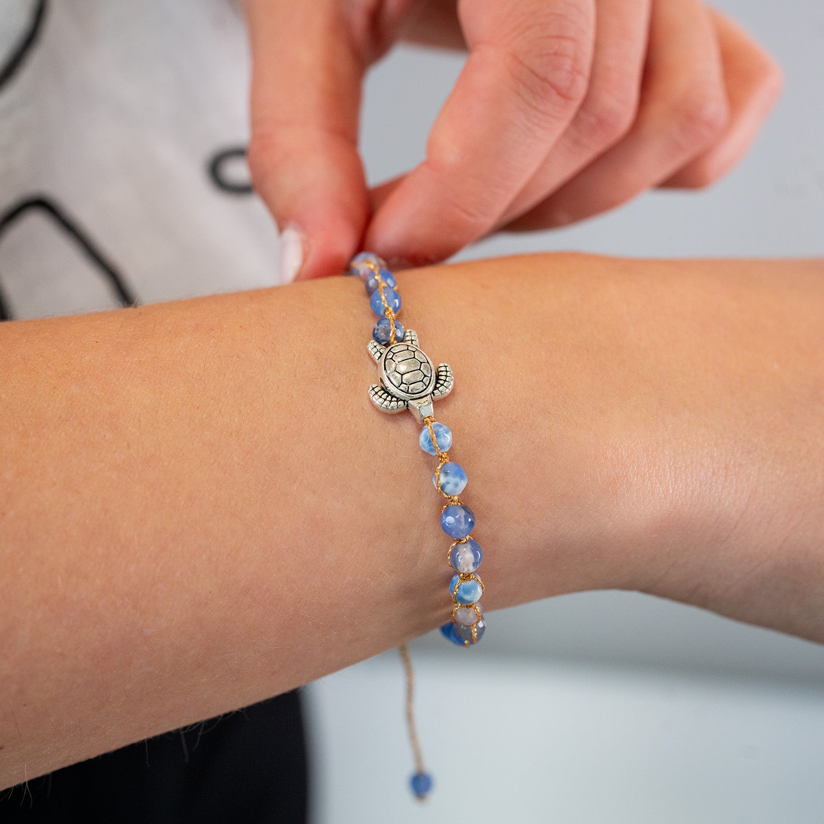 Armband türkis - "Stone" Edition