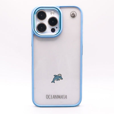 Samsung S25+ Hülle - Delfin blau - "Captain Dolphin" - nachhaltig