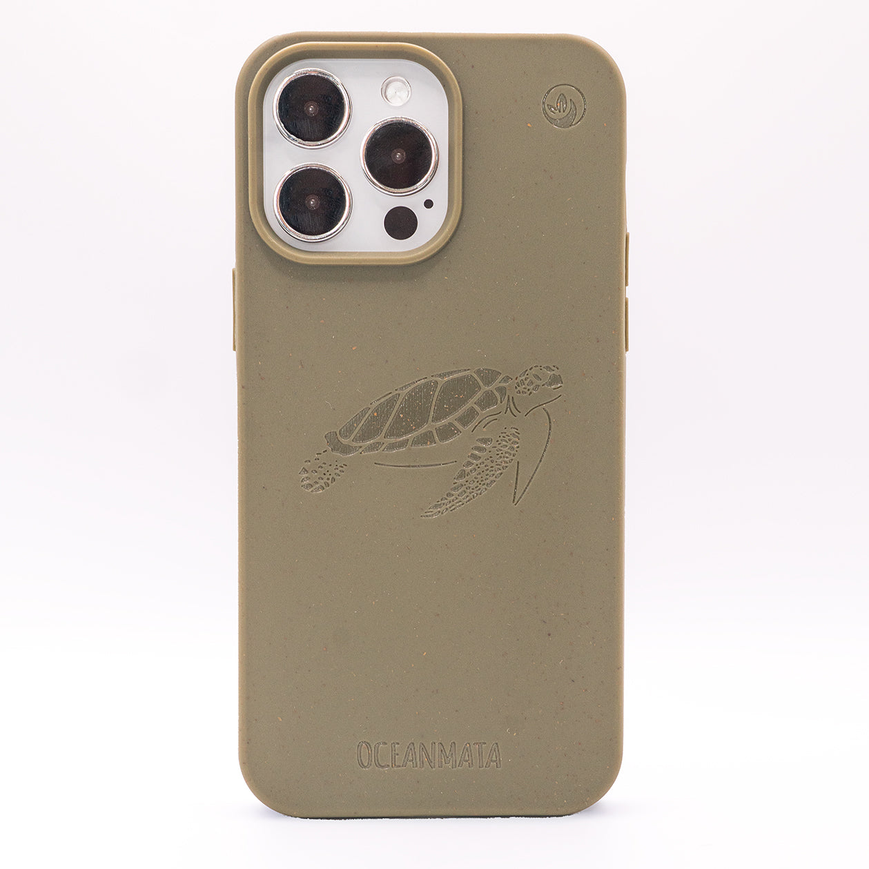 iPhone 13 pro max Hülle - grün - "TURTLE" - nachhaltig