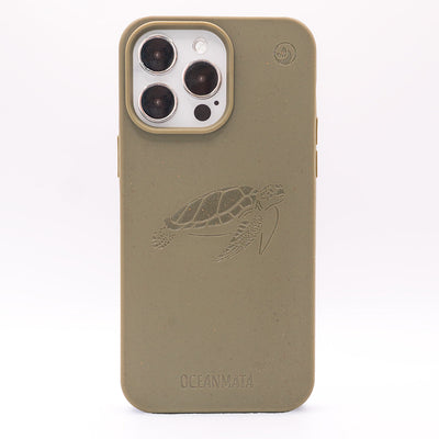 iPhone 12 mini case - green - "TURTLE" - sustainable