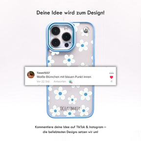 iPhone 11 Hülle - Blumen - "Ocean Bloom" - nachhaltig