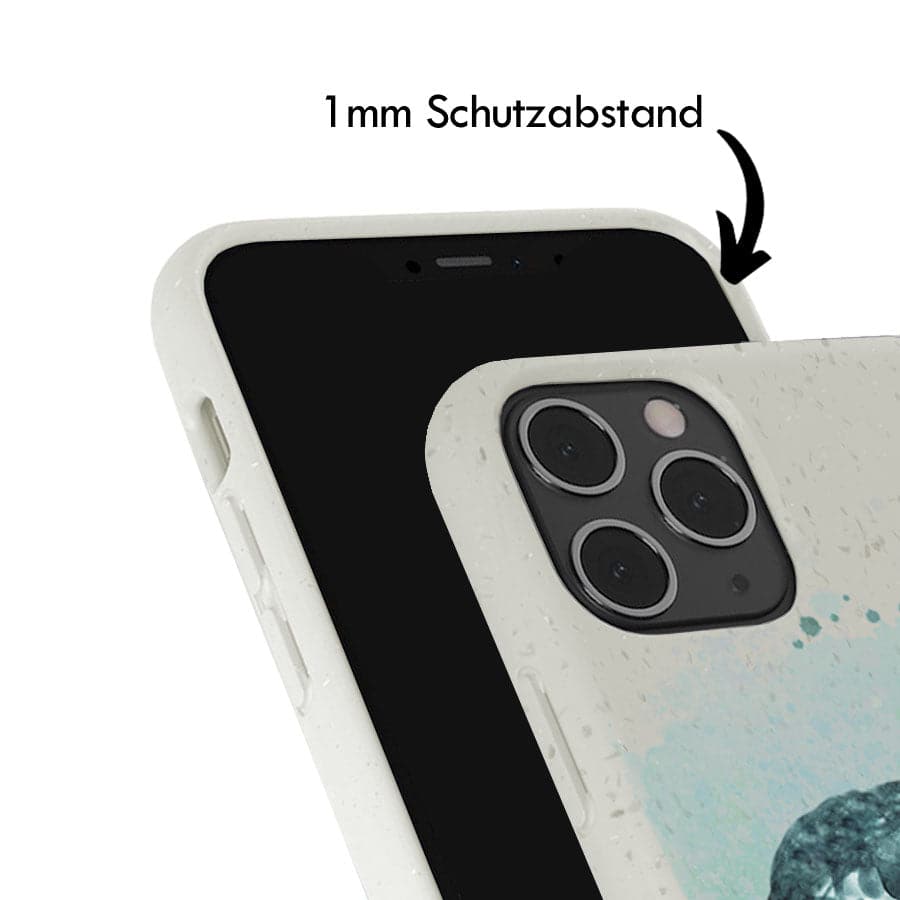 iPhone 15 pro Hülle - Schildkröte grün - "Baby Turtle" - nachhaltig