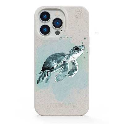 iPhone 13 Case - Turtle Green - "Baby Turtle" - sustainable