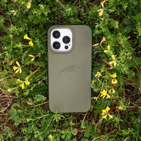 iPhone 13 pro max Hülle - grün - "TURTLE" - nachhaltig – Ansicht 4